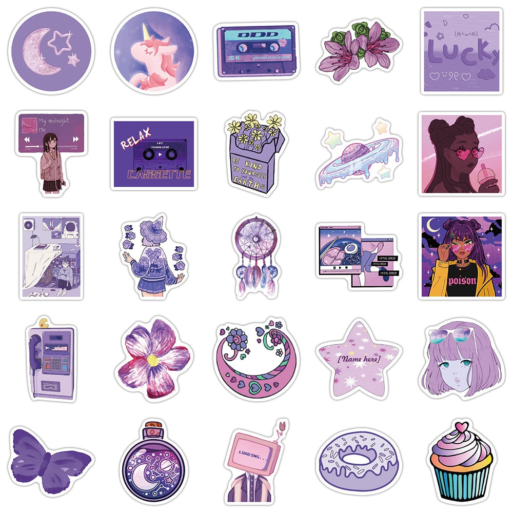 Sofr Girl' Cute Scrapbook Stickers