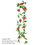 Cottagecore Artificial Sakura Plants Garland