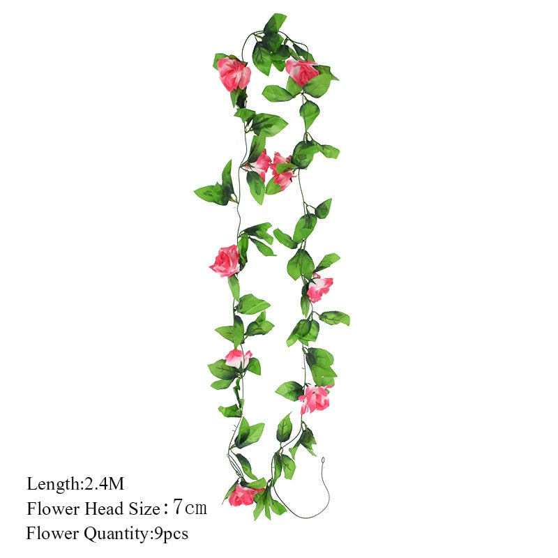 Cottagecore Artificial Sakura Plants Garland