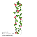 Cottagecore Artificial Sakura Plants Garland