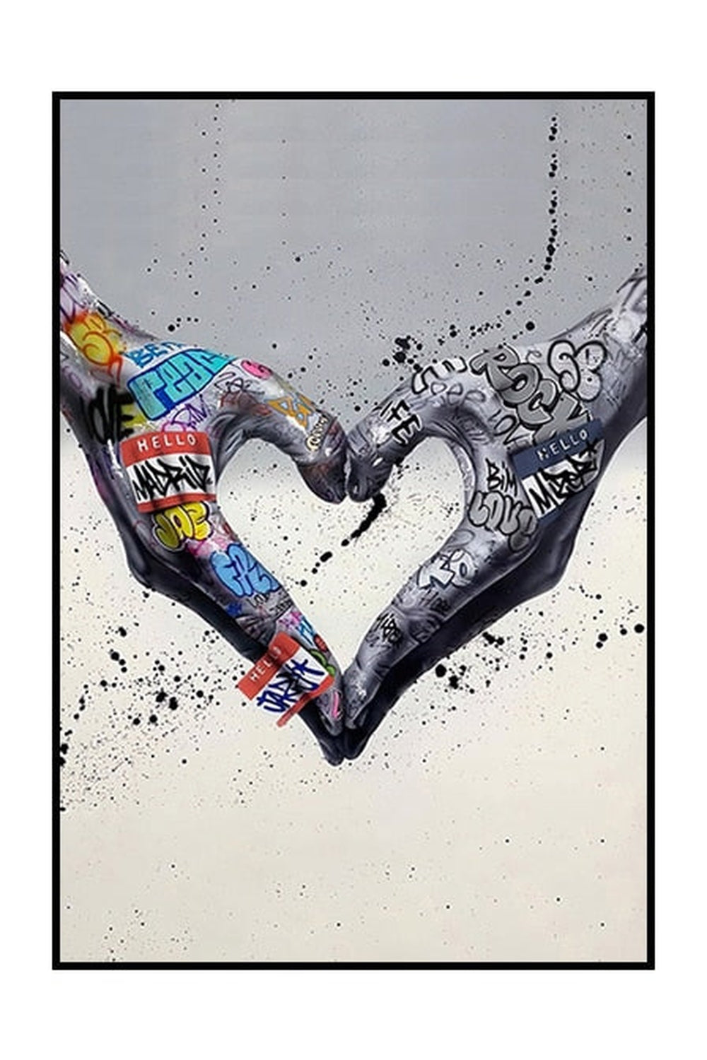 Street Art Urban Canvas Poster