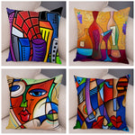 Indie Abstract Art Pillow Case