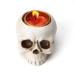 Small Skull Candle Holder