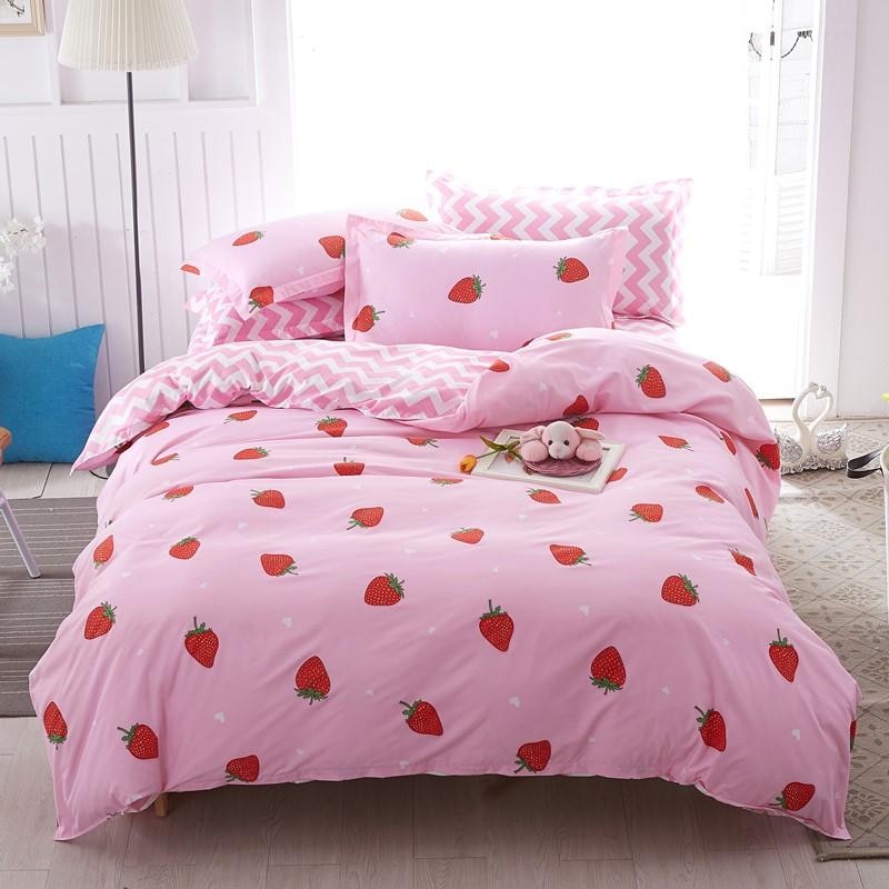 Pastel Kawaii Girl Bedding Set