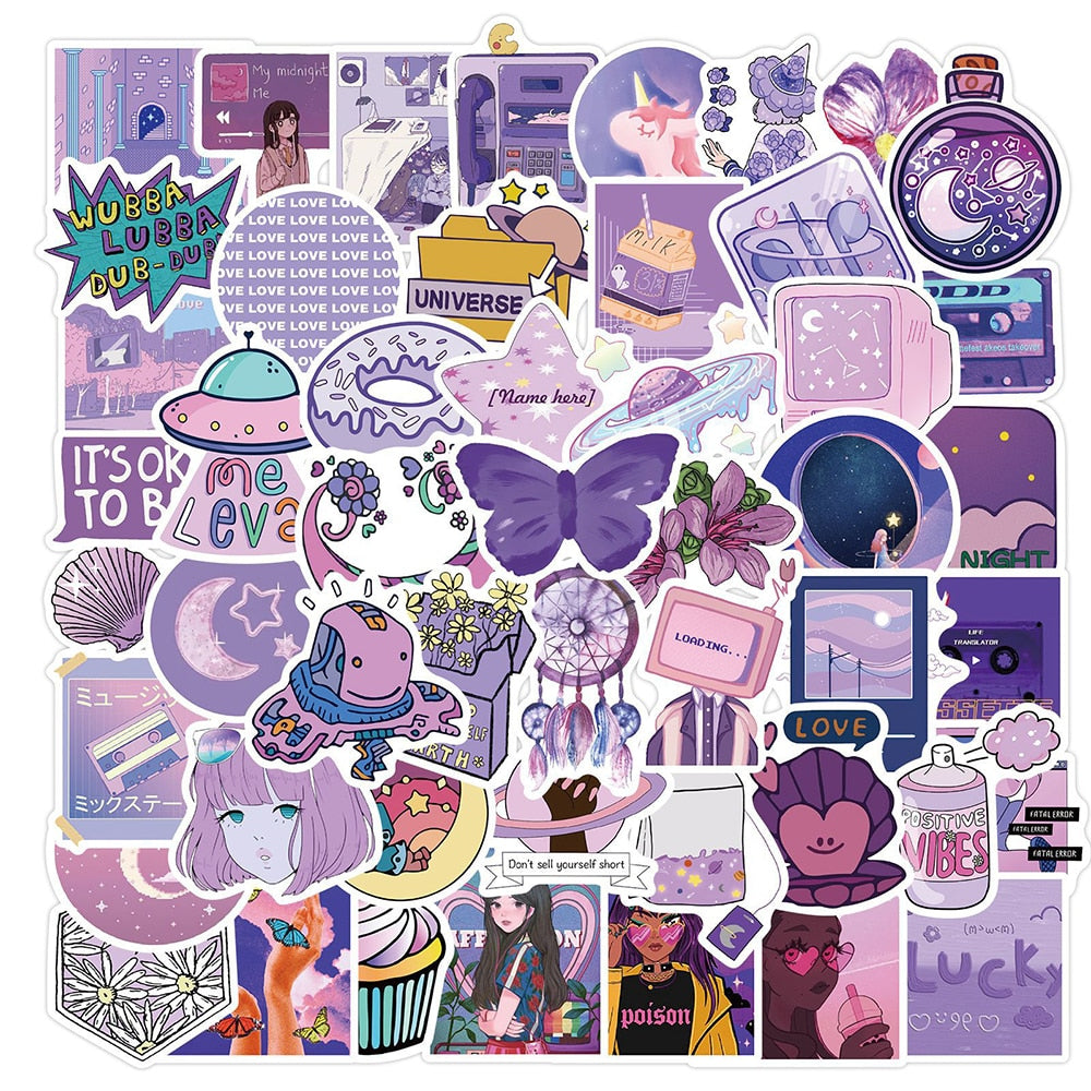 Sofr Girl' Cute Scrapbook Stickers