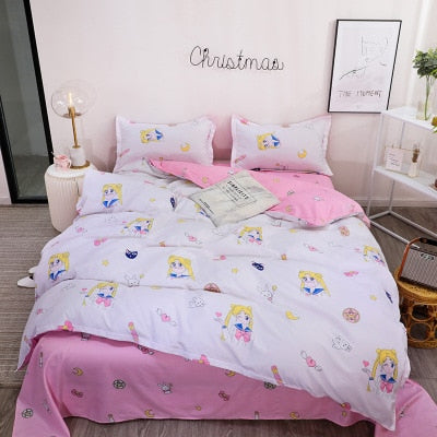 Kawaii Strawberry Bedding Set