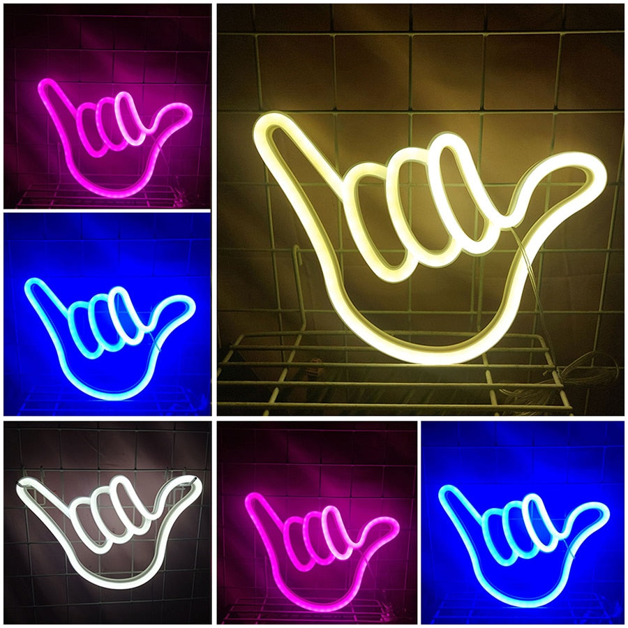 Cool Gesture Neon Light