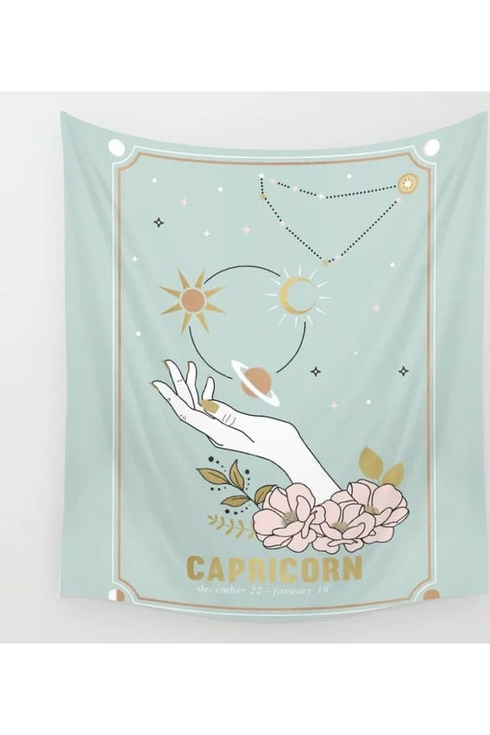 Zodiac Sign Themed Tapestry