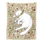 Coquette Cute Cat Tapestry