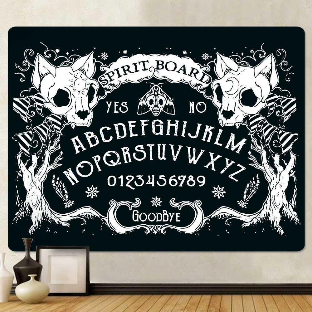 Witch Alphabet Tapestry