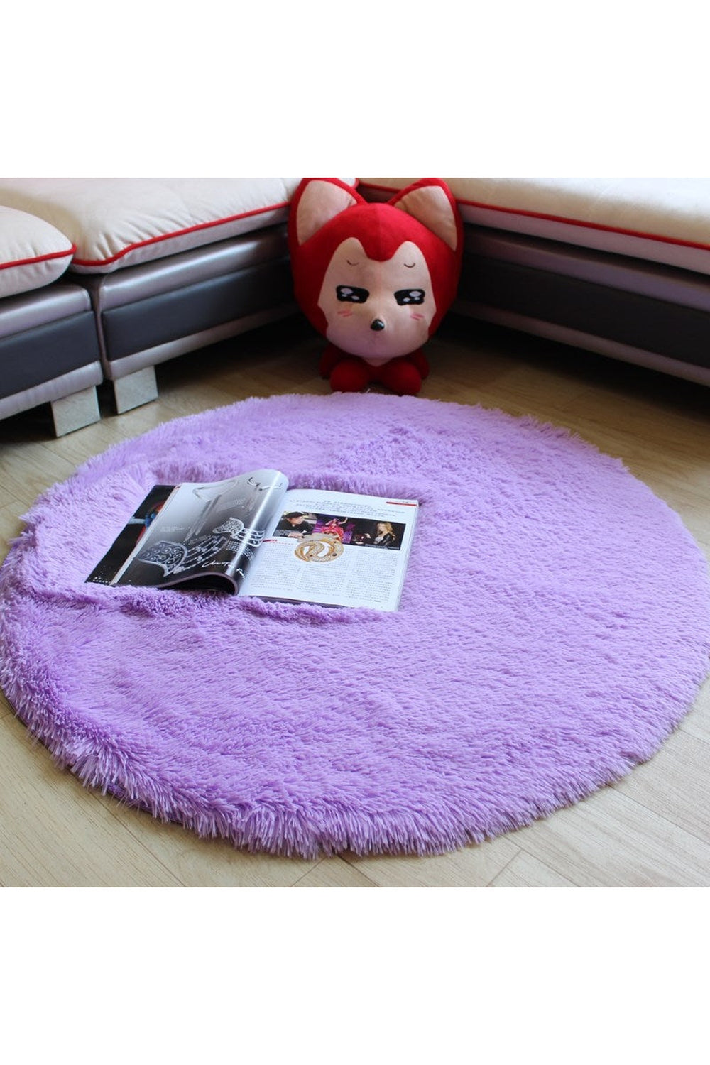 Fairycore Rainbow Fluffy Rug