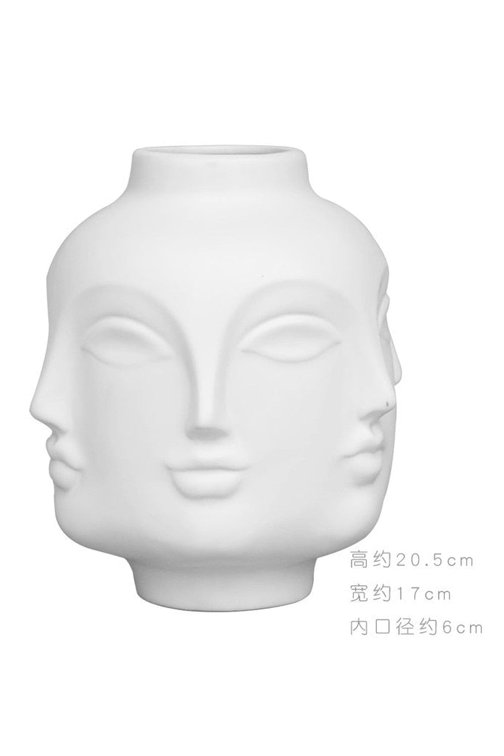 Creative Face Ceramic Vase