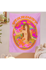 Hippie-Style Psychedelic Tapestry