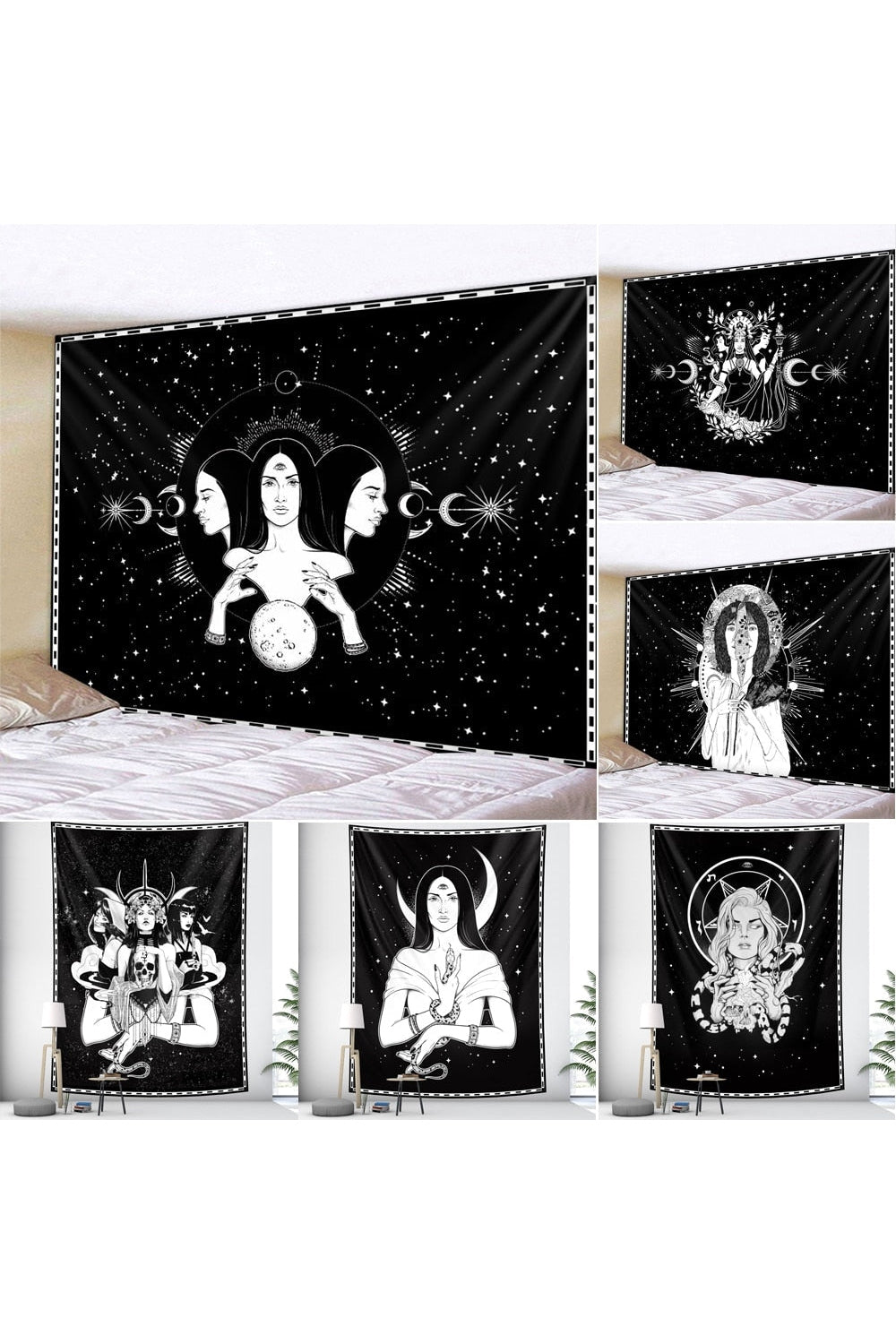 Tarot Card Divination Tapestry