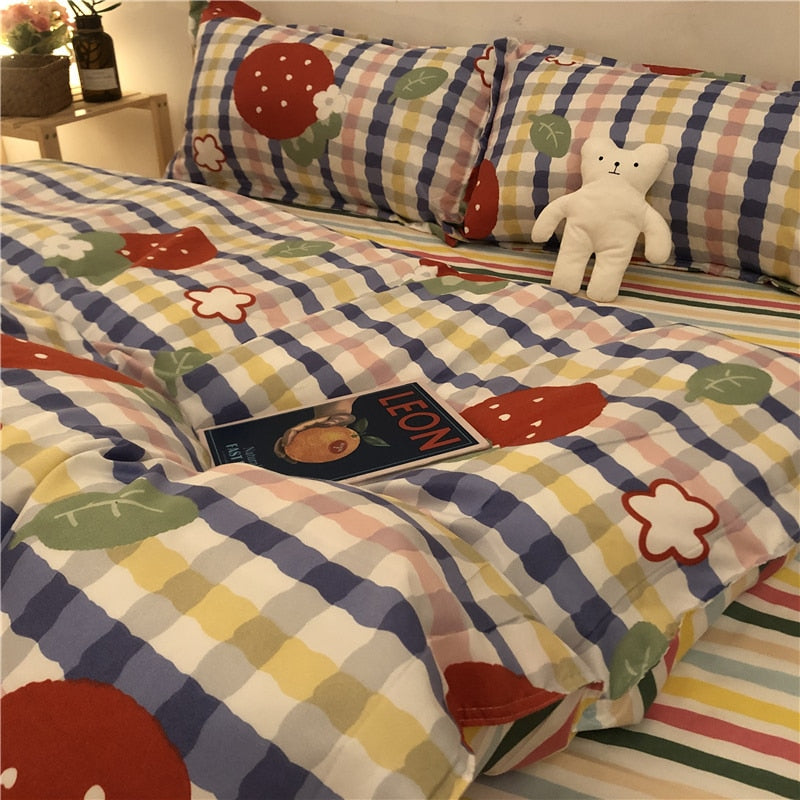 Preppy Cute Bedding Set