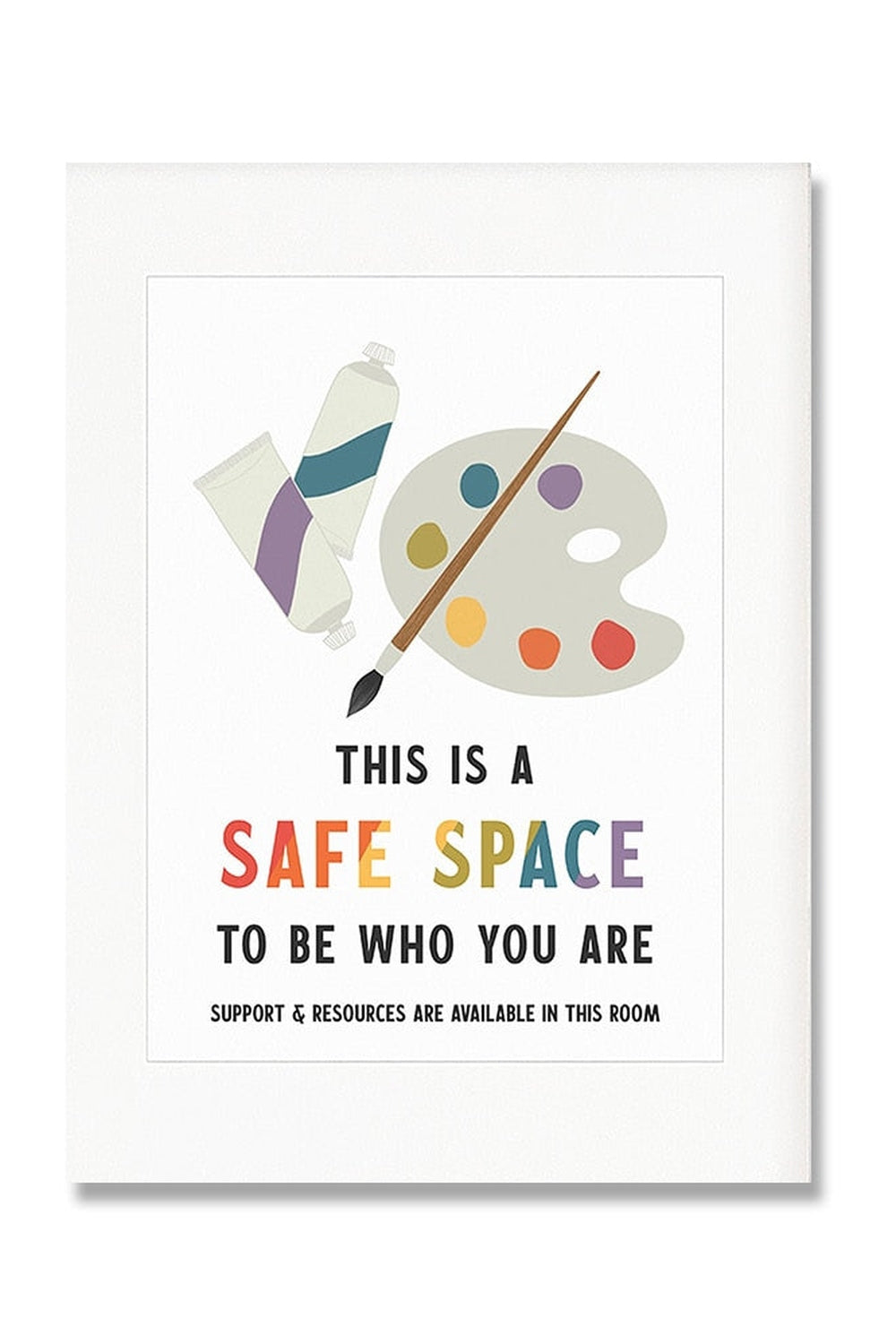 Safe Space Motivational Poster