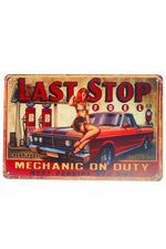 Car Service Girl Vintage Posters