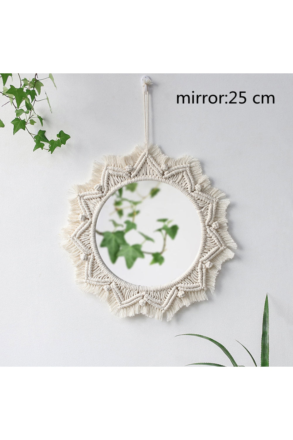 Round Wall Hanging Mirror