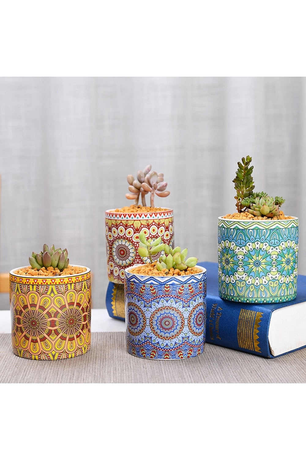 Mandala Elegance Pattern Flower Pot