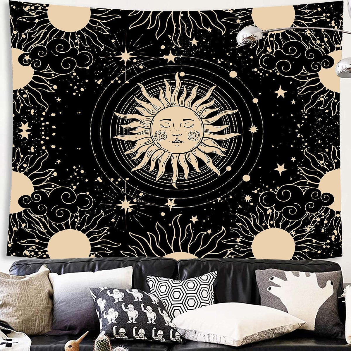 Astrology Moon Phase Tarot Tapestry