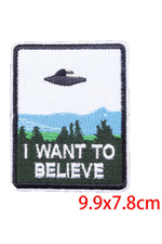 UFO Adventure Embroidered Patches