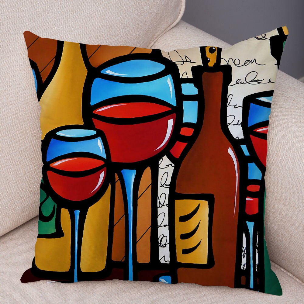 Abstract Art Themed Pillow Case