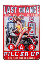 Car Service Girl Vintage Posters