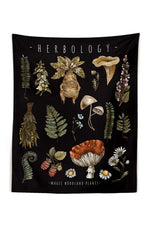 Herbology Inspired Wall Tapestry