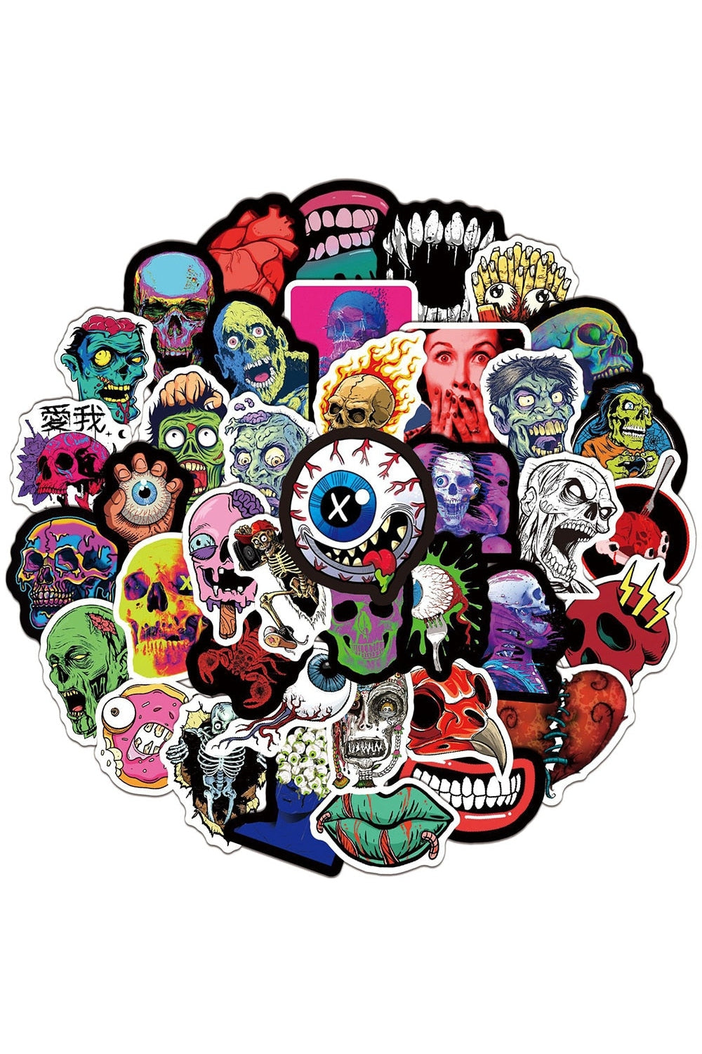 Horror Themed Scrapbooking Stickers