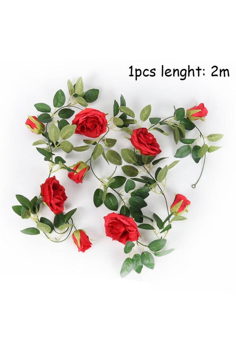 Romantic Artificial Rose Plant Garland