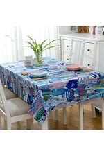 Oceanic Tropical Fish Tablecloth