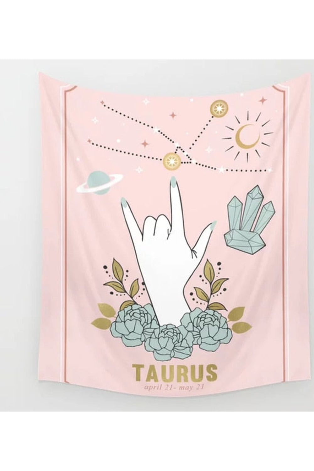 Zodiac Sign Themed Tapestry