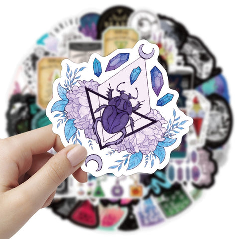 Trippy Apothecary Scrapbooking Stickers