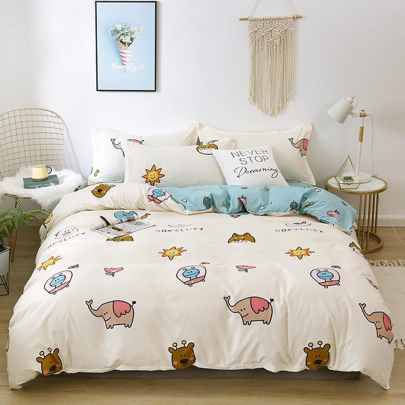 Pastel Girl Themed Bedding Set