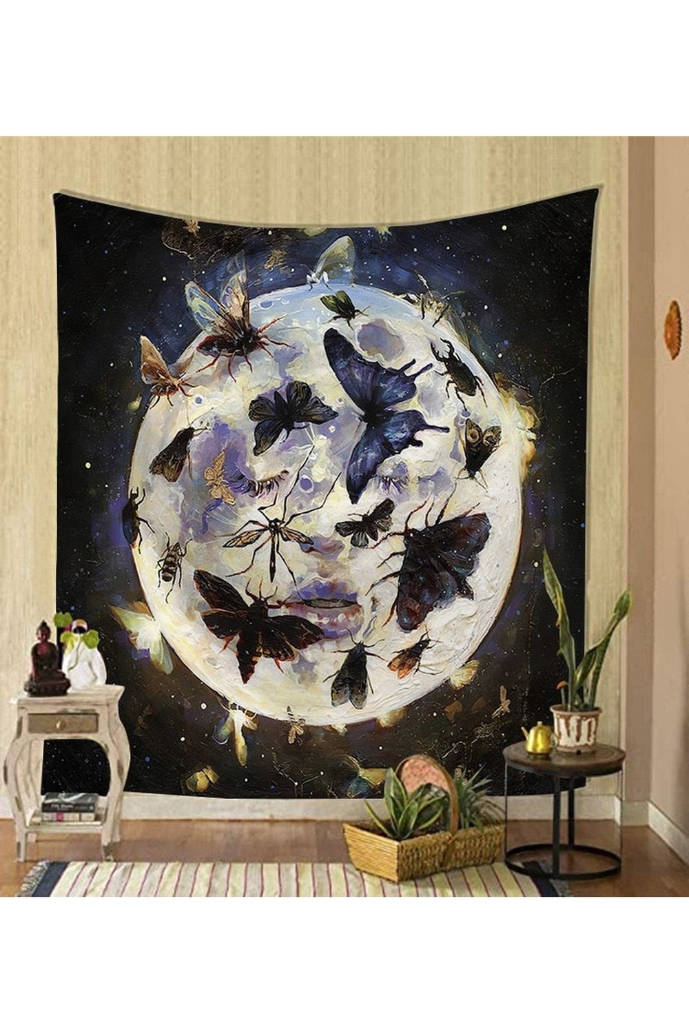 Psychedelic Mushrooms Wall Tapestry