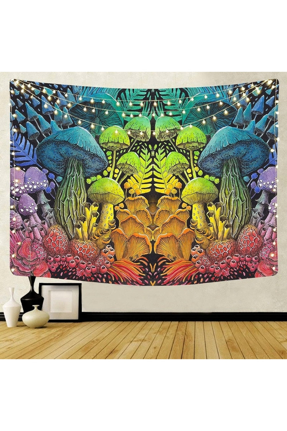 Psychedelic Mushrooms Wall Tapestry