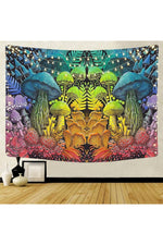 Psychedelic Mushrooms Wall Tapestry