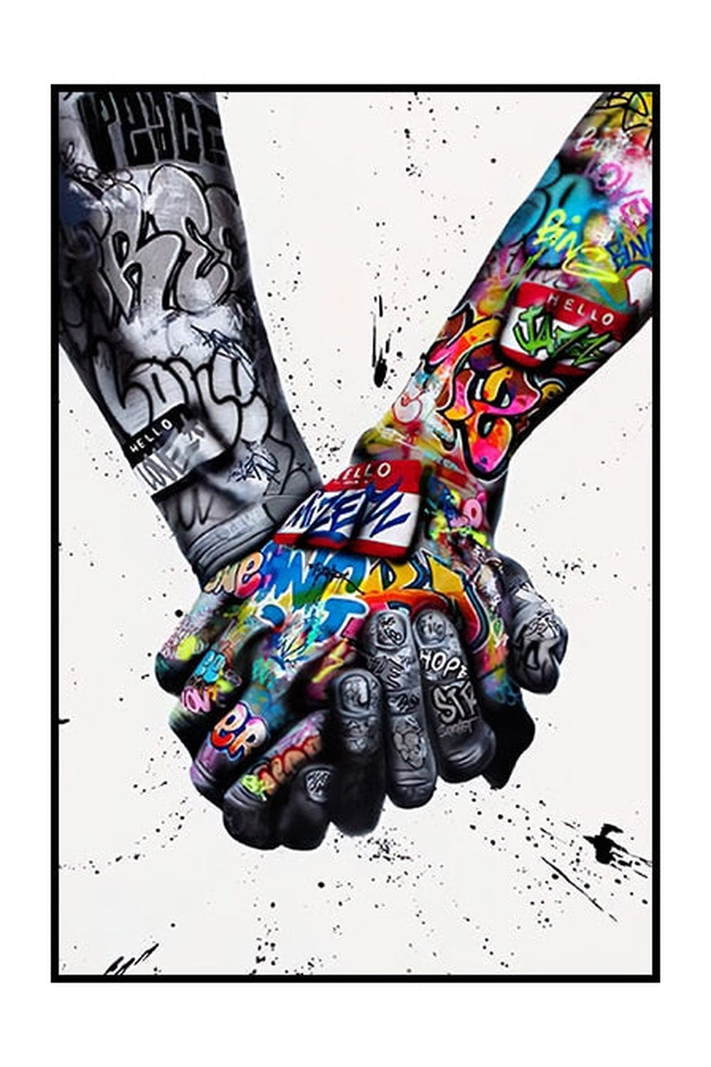 Street Art Urban Canvas Poster