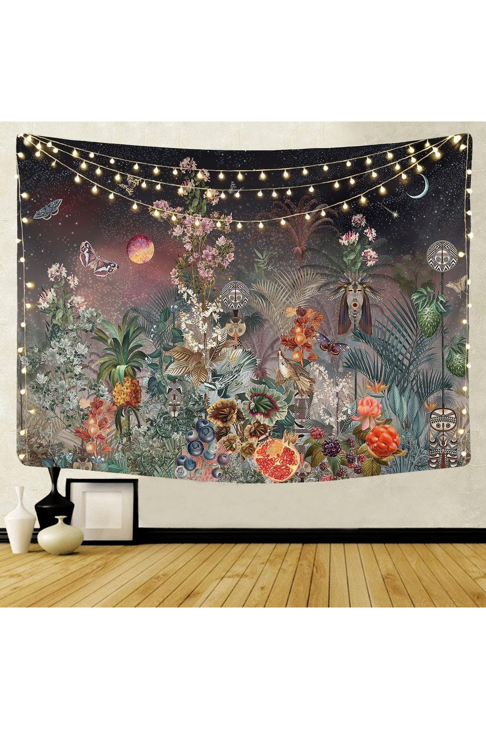 Psychedelic Mushrooms Wall Tapestry