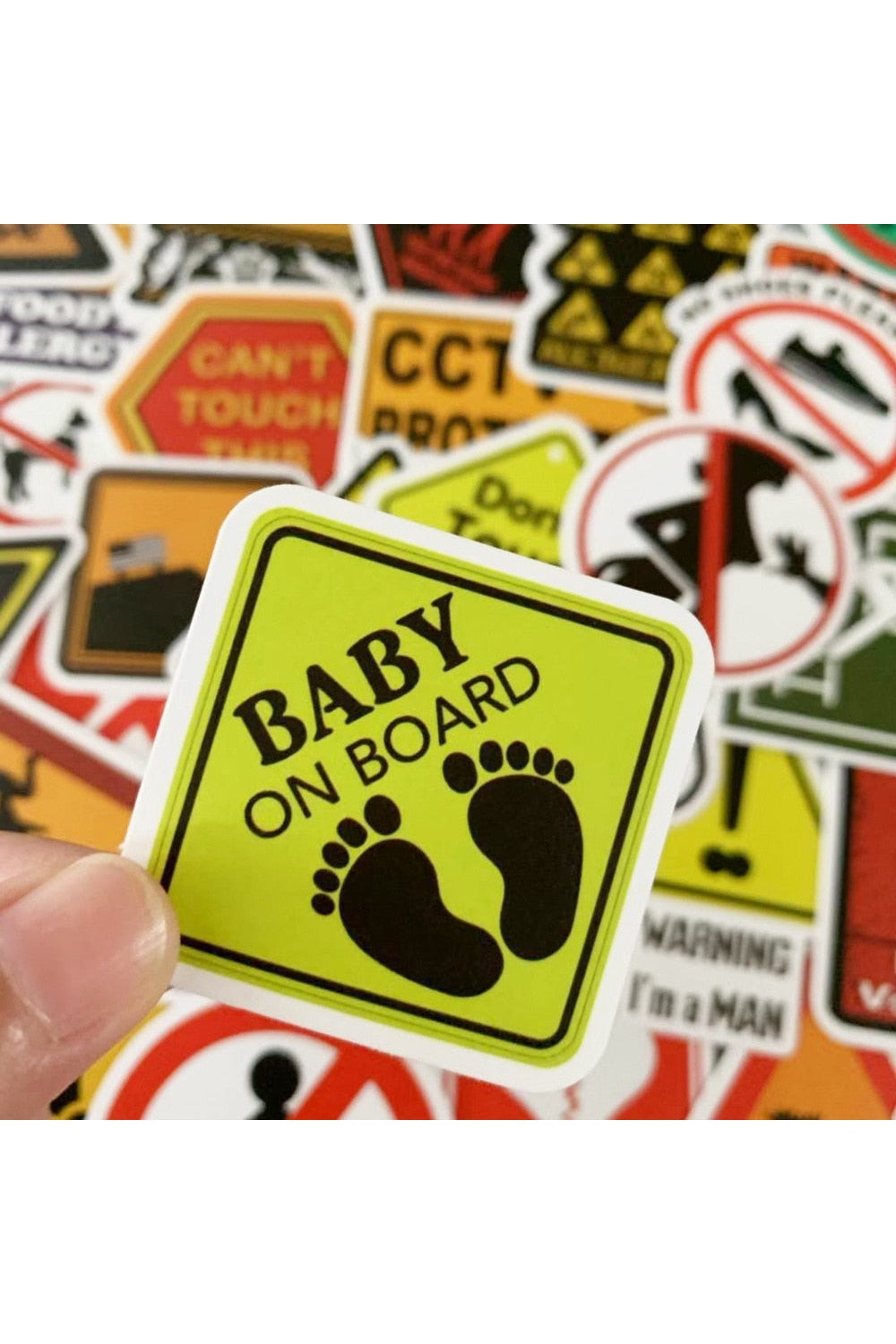 Cautionary Scrapbooking Stickers