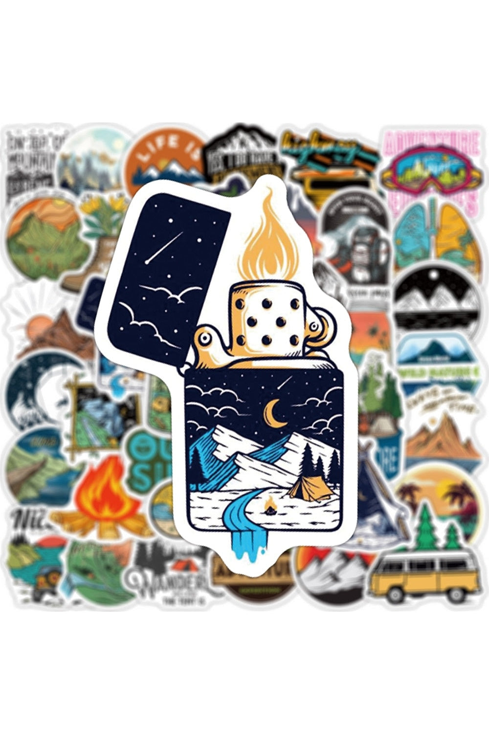 Travel Adventure Scrapbooking Stickers