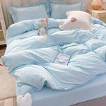 Ruffle Pillowcase Bedding Set