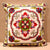 Vintage Nordic Flower Pillow
