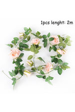 Romantic Artificial Rose Plant Garland