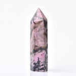 Pastel Goth 1pc Rhodonite Crystal Obelisk