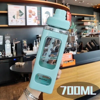 Kawaii Pastel Square Water Bottle