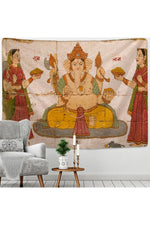 Lord Ganesha Mandala Tapestry