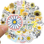 Cottagecore Daisy Scrapbooking Stickers