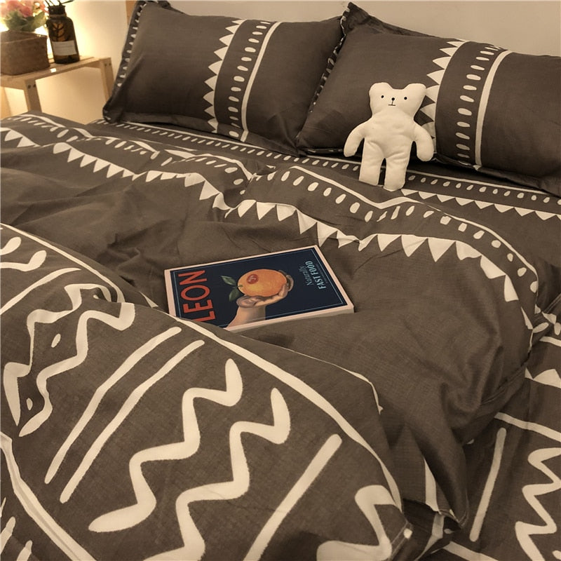 Preppy Cute Bedding Set