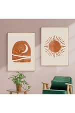 Sunset Inspired Canvas Poster